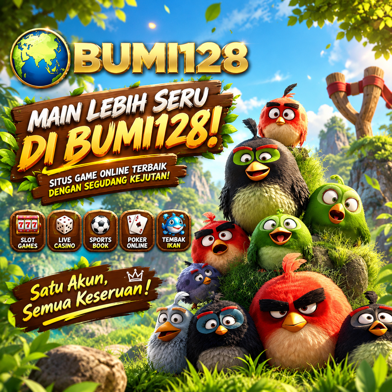 BUMI128>> JANGAN CUMA JADI PENONTON DI DUNIA SENDIRI!